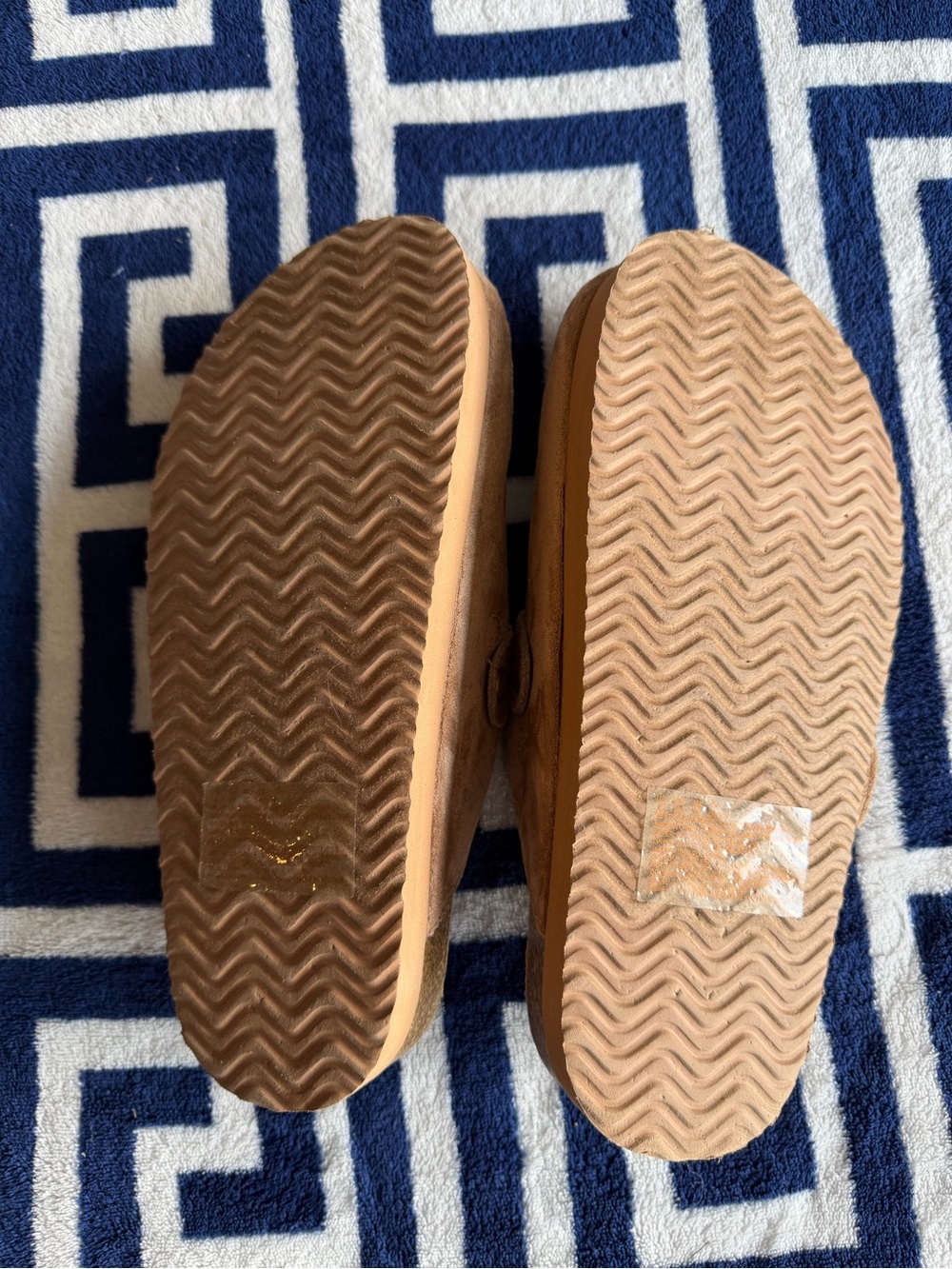American Eagle Outfitters Suede Adjustable Buckle Clogs in Tan - Picture 2 of 4